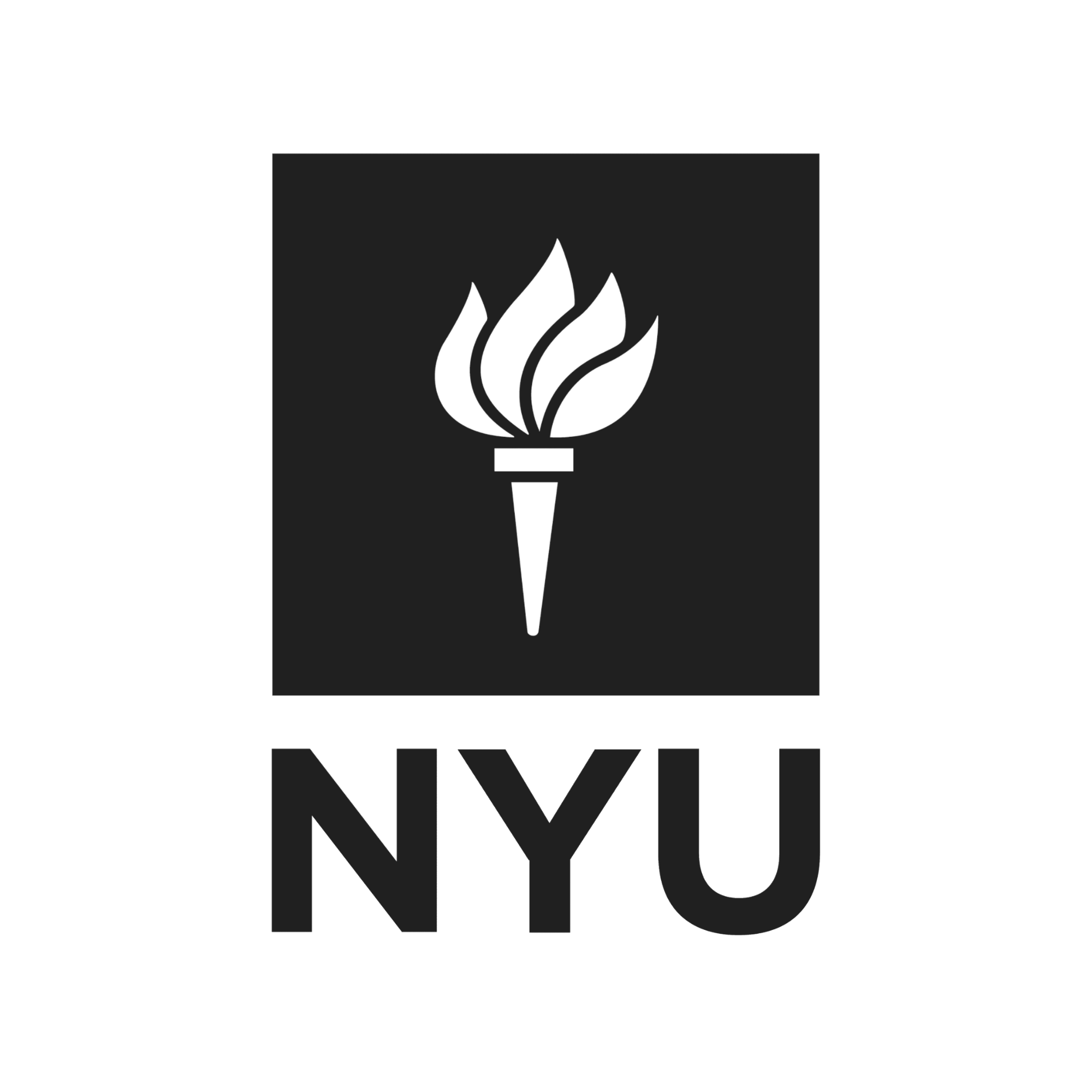 New York University NYU logo representing academic affiliation and healthcare or humanities collaboration